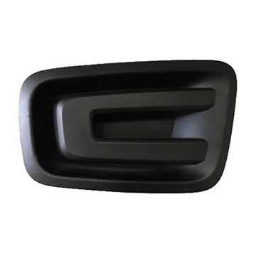 Bumper Insert Front Right Fog Lamp Opening Cover w/o Fog Lamps Textured Black for Nissan TITAN TITAN XD