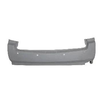 Bumper Cover Rear w/Rear Sonar Warning System Primed CAPA for Nissan Quest 2004-2009