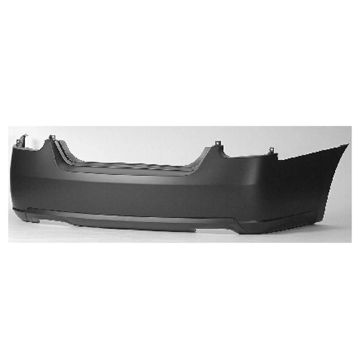 Bumper Cover Rear w/o Parking Assist Primed CAPA for Nissan Maxima 2007-2008