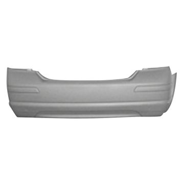 Bumper Cover Rear w/Spoiler Primed CAPA for Nissan Versa Sedan 2008-2010