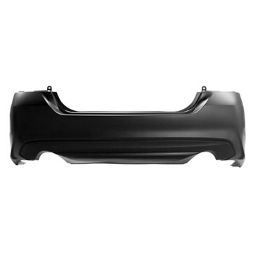 Bumper Cover Rear w/o Distance Sensors Primed CAPA for Nissan Altima 2016-2018