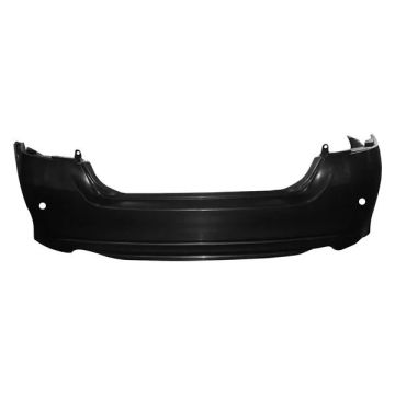 Bumper Cover Rear w/Distance Sensors Primed for Nissan Altima Sedan 2016-2018
