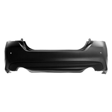Bumper Cover Rear w/Distance Sensors Primed CAPA for Nissan Altima Sedan 2016-2018