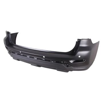 Bumper Cover Rear w/Park Assist w/o Towing Hitch Primed for Nissan Pathfinder 2017-2020