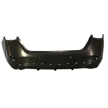 Bumper Cover Rear w/Parking Sensors Primed for Nissan Sentra S SV 2020-2023
