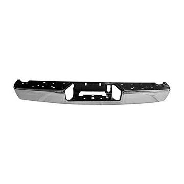Bumper Face Bar Rear w/o Tow Hitch Chrome for Nissan TITAN Crew Cab Pickup SV 2017-2019