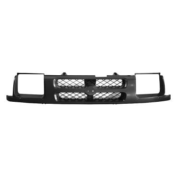 Grille Assembly w/o Emblem Dark Gray for Nissan Xterra 2000-2001