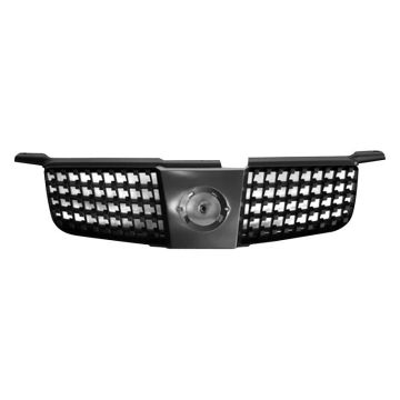 Grille Assembly Silver & Black for Nissan Sentra S Base 2004-2005