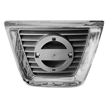 Grille Assembly Center Chrome/Black for Nissan Rogue 2008-2010