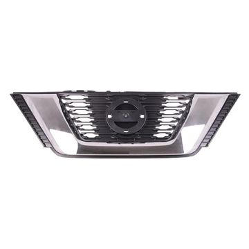 Grille Assembly w/o Premium Pkg w/o Front View Camera Japan/Korea/USA Built for Nissan Rogue SL SV S SL Hybrid SV Hybrid 2017-2018