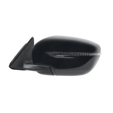 Door Mirror Assembly Left Power Heated w/o Side View Camera w/Cover for Nissan Rogue 2017-2020