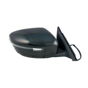 Door Mirror Assembly Right Power Non-Heated w/Signal w/o Side View Camera w/Cover for Nissan Rogue 2014-2016