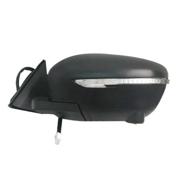 Door Mirror Assembly Right Power Heated w/Signal w/Side View Camera w/Cover for Nissan Rogue 2014-2016