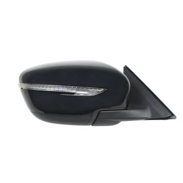 Door Mirror Assembly Right Power Heated w/o Side View Camera w/Cover USA Built for Nissan Rogue 2014-2016