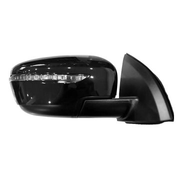 Door Mirror Assembly Right Heated w/Signal Lamp w/o Side View Camera w/Cover for Nissan Qashqai Rogue Sport