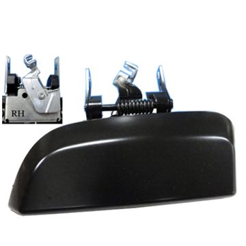 Exterior Door Handle Rear Right Super Black for Nissan Pathfinder 2005-2009