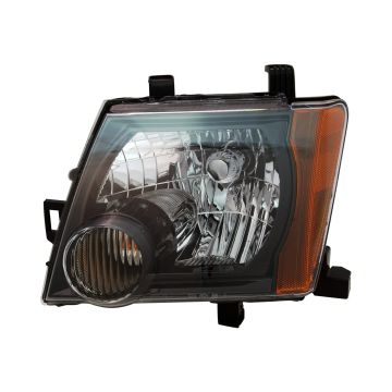 Headlight Assembly Composite Left Black Bezel for Nissan Xterra 2008-2015