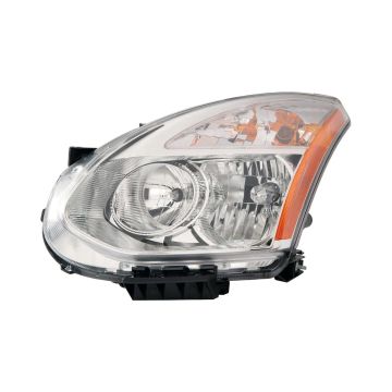 Headlight Assembly Composite Left Halogen for Nissan Rogue 2009-2010