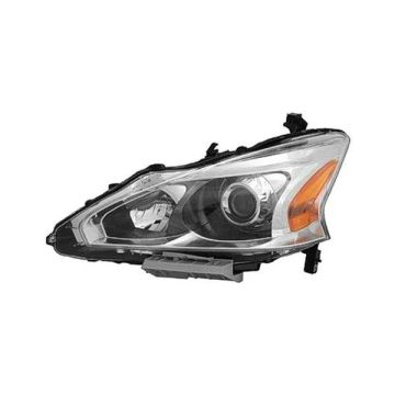 Headlight Assembly Composite Left Halogen for Nissan Altima Sedan 2013-2015