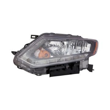 Headlight Assembly Composite Left Halogen for Nissan Rogue 2014-2016