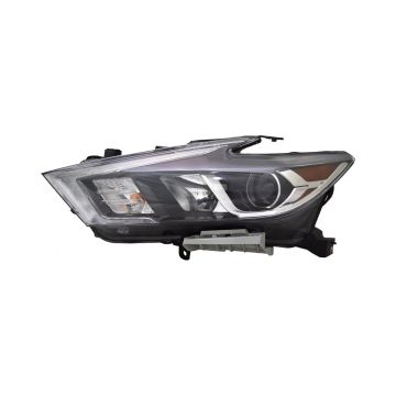 Headlight Assembly Composite Left LED CAPA for Nissan Maxima Platinum SR 2016-2018