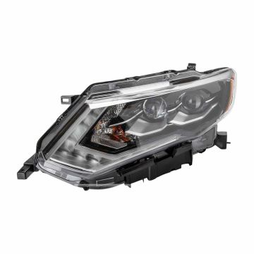 Headlight Assembly Composite Left LED CAPA for Nissan Rogue 2017-2018