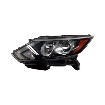 Headlight Assembly Composite Left Halogen CAPA for Nissan Qashqai Rogue Sport