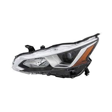 Headlight Assembly Composite Left Halogen w/o Auto Leveling CAPA for Nissan Altima 2019-2021