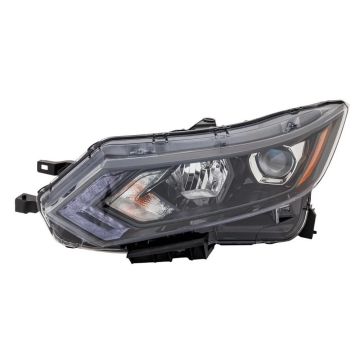 Headlight Assembly Composite Left Halogen for Nissan Qashqai Rogue Sport
