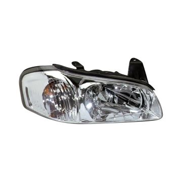 Headlight Assembly Composite Right w/Black Bezel for Nissan Maxima SE 20th Anniversary Edition 2001
