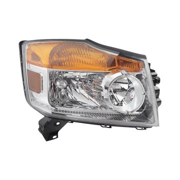 Headlight Assembly Composite Right for Nissan Armada 2008-2015