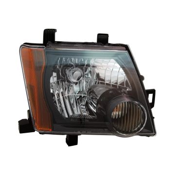 Headlight Assembly Composite Right Black Bezel for Nissan Xterra 2008-2015