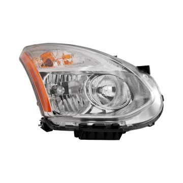 Headlight Assembly Composite Right Halogen CAPA for Nissan Rogue 2011-2012