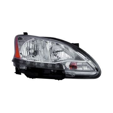 Headlight Assembly Composite Right for Nissan Sentra 2013-2015