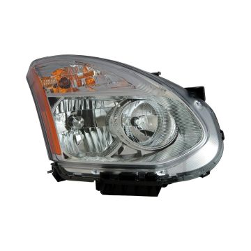 Headlight Assembly Composite Right Halogen CAPA for Nissan Rogue 2013