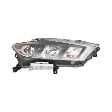 Headlight Assembly Composite Right Halogen CAPA for Nissan Maxima S SL SV 2016-2018