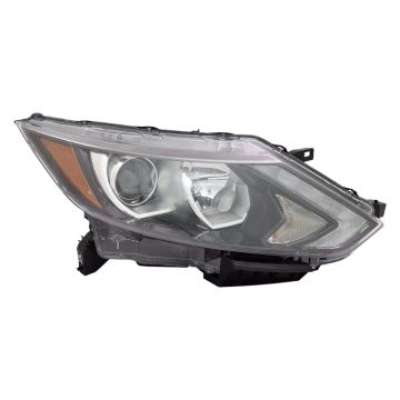 Headlight Assembly Composite Right Halogen for Nissan Qashqai Rogue Sport