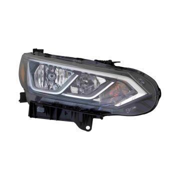 Headlight Assembly Composite Right Halogen CAPA for Nissan Sentra 2020-2023
