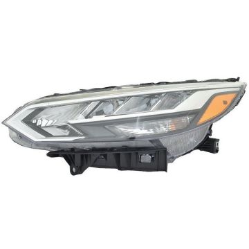 Headlight Assembly Composite Right Reflector Type for Nissan Sentra 2020-2023