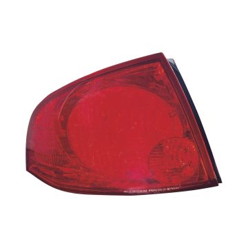 Tail Light Assembly Left Quarter Panel Mounted for Nissan Sentra S Base 2004-2006