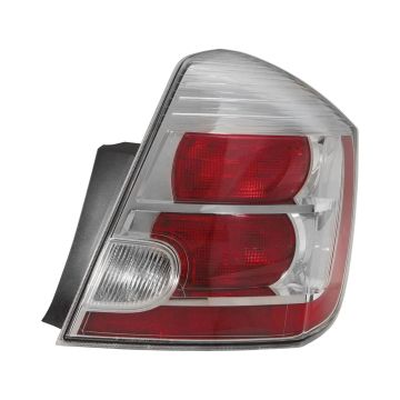 Tail Light Assembly Right CAPA for Nissan Sentra S SL Base 2010-2012