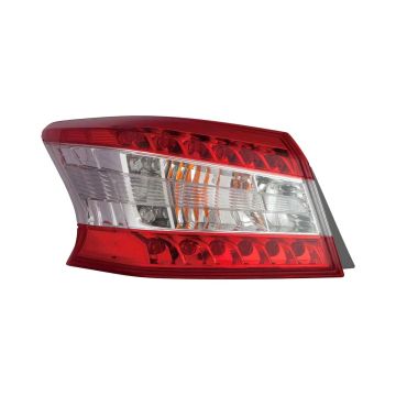 Tail Light Assembly Left Outer for Nissan Sentra 2013-2015