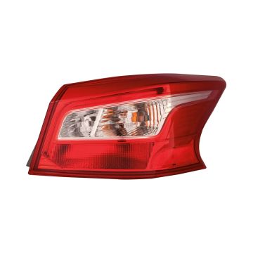 Tail Light Assembly Right Outer CAPA for Nissan Sentra 2016-2019