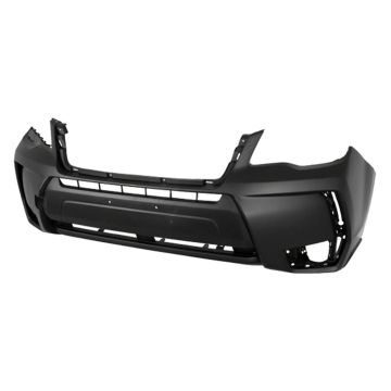 Bumper Cover Front Textured Center Area Primed CAPA for Subaru Forester 2014-2018