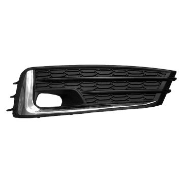 Bumper Insert Front Right w/Chrome Trim Fog Lamp Bezel w/Fog Lamps for Subaru Impreza Sedan Hatchback 2020-2023