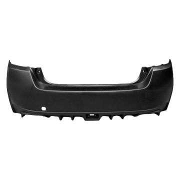Bumper Cover Rear w/o Rear Object Sensors Primed CAPA for Subaru WRX 2015-2021