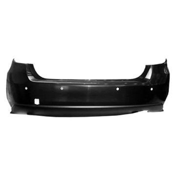 Bumper Cover Rear w/Object Sensors w/Textured Lower Primed for Subaru Impreza Sedan 2017-2022