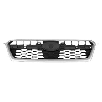 Grille Assembly Silver Bezel for Subaru Impreza 2012-2014