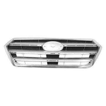 Grille Assembly w/Chrome Trim Silver for Subaru Legacy 2015-2017