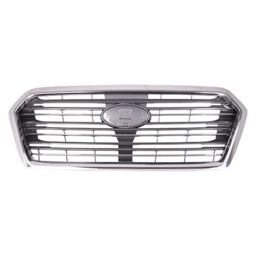 Grille Assembly w/o Front View Camera Silver Gray/Chrome for Subaru Ascent Limited Convenience Base Premium 2019-2022